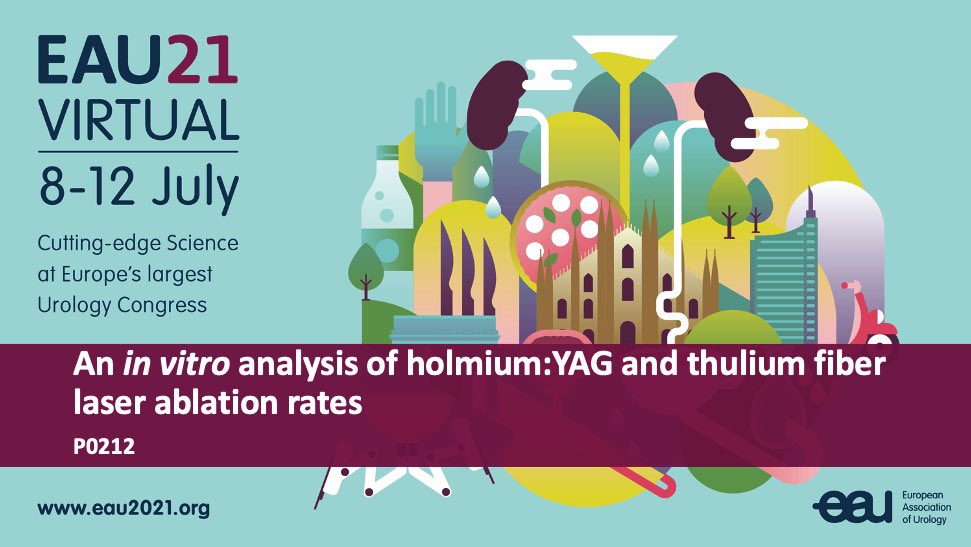 Happy to have shared our data on holmium and thulium fiber lasers on such a great scientific session #EAU21 <a href="/Uroweb/">European Association of Urology (EAU)</a>
