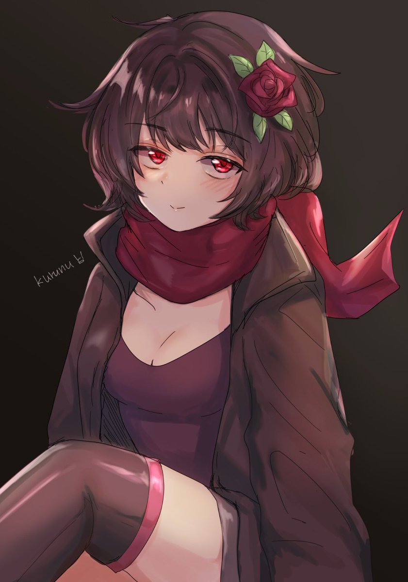 @kurunu6님의 OC(ワルケリアナちゃん)를 그렸습니다❤

kurunu様のオリキャラ(ワルケリアナちゃん)を描きました❤ 