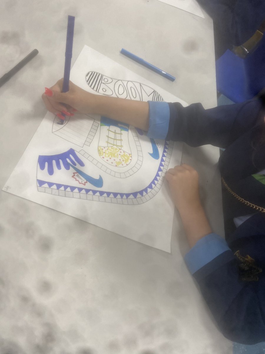 MountDepartment's tweet photo. Miss Melling would like to nominate Aedan M, Leon C, Ellie-Mae, Maissa and Kamil from year 8 for #FantasticFriday for their wonderful ideas and shoe designs this morning. Fantastic work from all, can’t wait to see them constructed! https://t.co/RAH1hUuIh1