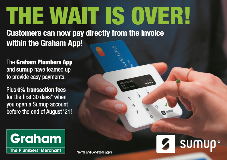 Graham_Hove's tweet photo. The wait is over! The @Graham_Merchant app and @SumUp have teamed up to provide easy payments with 0% transaction fees for the first 30 days when you open a Sum Up account before the end of August. 
Visit https://t.co/gypRnE9v4l  for the T's &amp; C's and to find out more.👈📱 https://t.co/SttENNN62w
