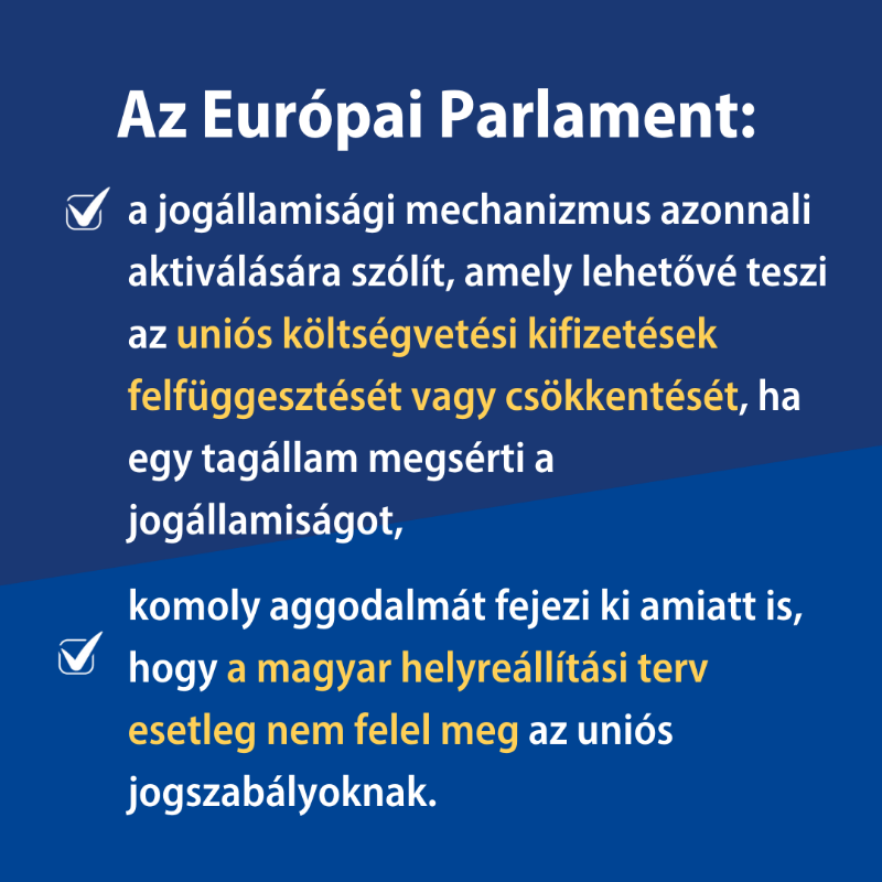 Europarl_HU's tweet photo. ❗ Az EP 459 szavazat, 147 ellenszavazat és 58 tartózkodás mellett elfogadott állásfoglalásában elítéli az LMBTIQ-ellenes magyar törvényt, és a demokrácia, valamint a jogállamiság magyarországi lebontását. 

➡ https://t.co/FnoK1UxGmT