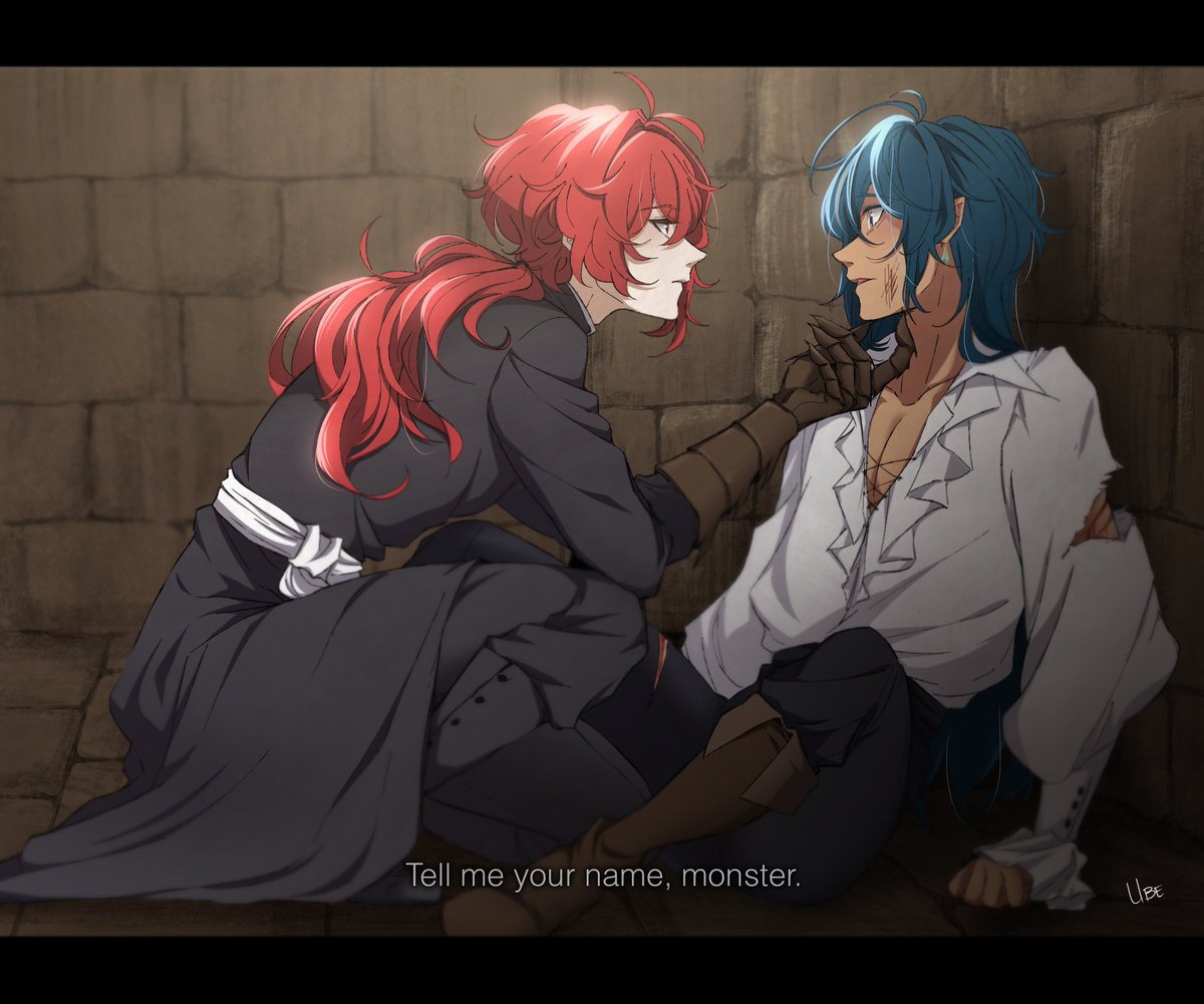ubekeki's tweet photo. Vampire hunter + Vampire AU
#ディルガイ #LucKae https://t.co/qDYF8xvleL