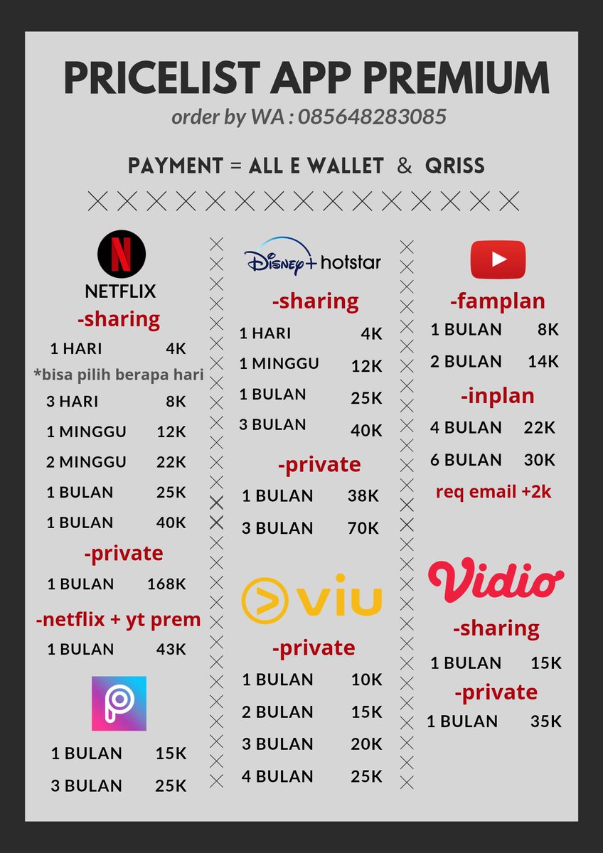 eypics's tweet photo. nonton black widow tapi yang legal dan murah? GASS  ORDER DI AKU ready harian juga

yang cari Spotify, Netflix, Youtube yt premium, Viu, Iflix, Disney+, weTV

100% Legal Aman Murah Trusted dan banyak pilihan

��WA for order  https://t.co/UMD8yW5sEx

#zonauang #zonaba #zonajajan https://t.co/mbxi4am2U2