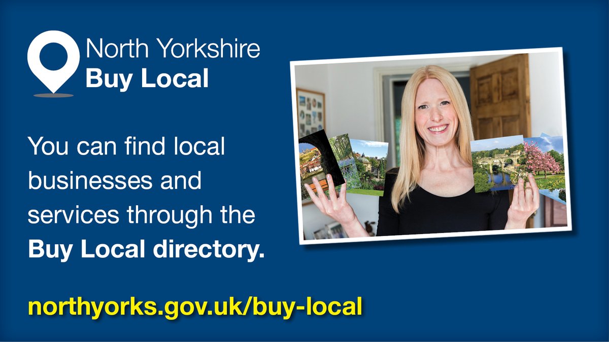 Make small sustainable changes to your shopping habits, and keep local businesses alive.

Find out more: northyorks.gov.uk/buylocal