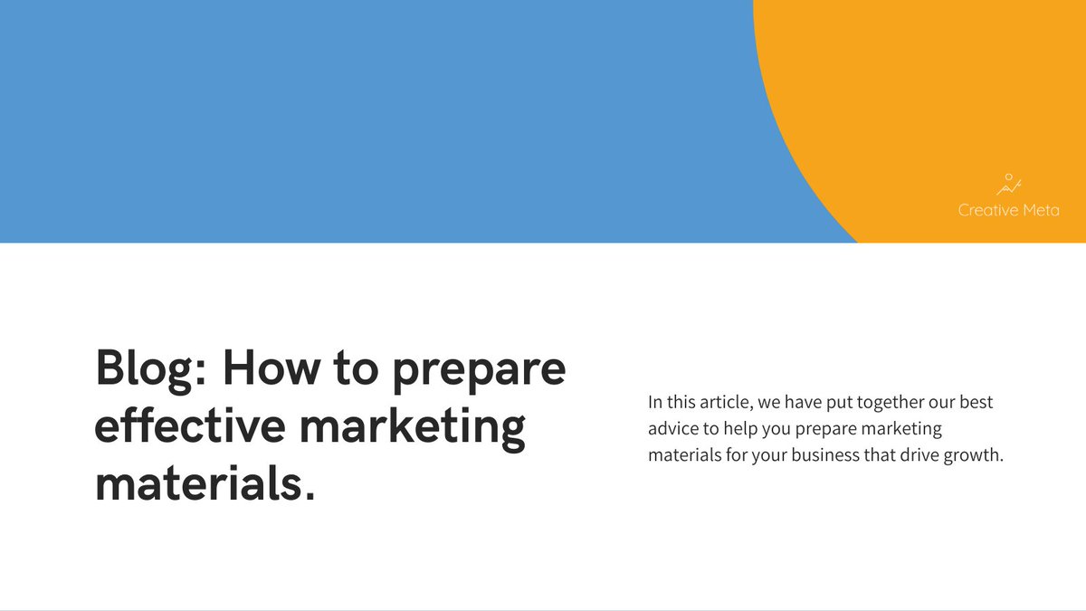 In this article, we have put together our best advice to help you prepare #marketingmaterials for your business that drive growth. rfr.bz/t2kc9ib

#print #thedesigntip #digital #marketing #socialmediagraphics #websitedesign #digitalbrochures