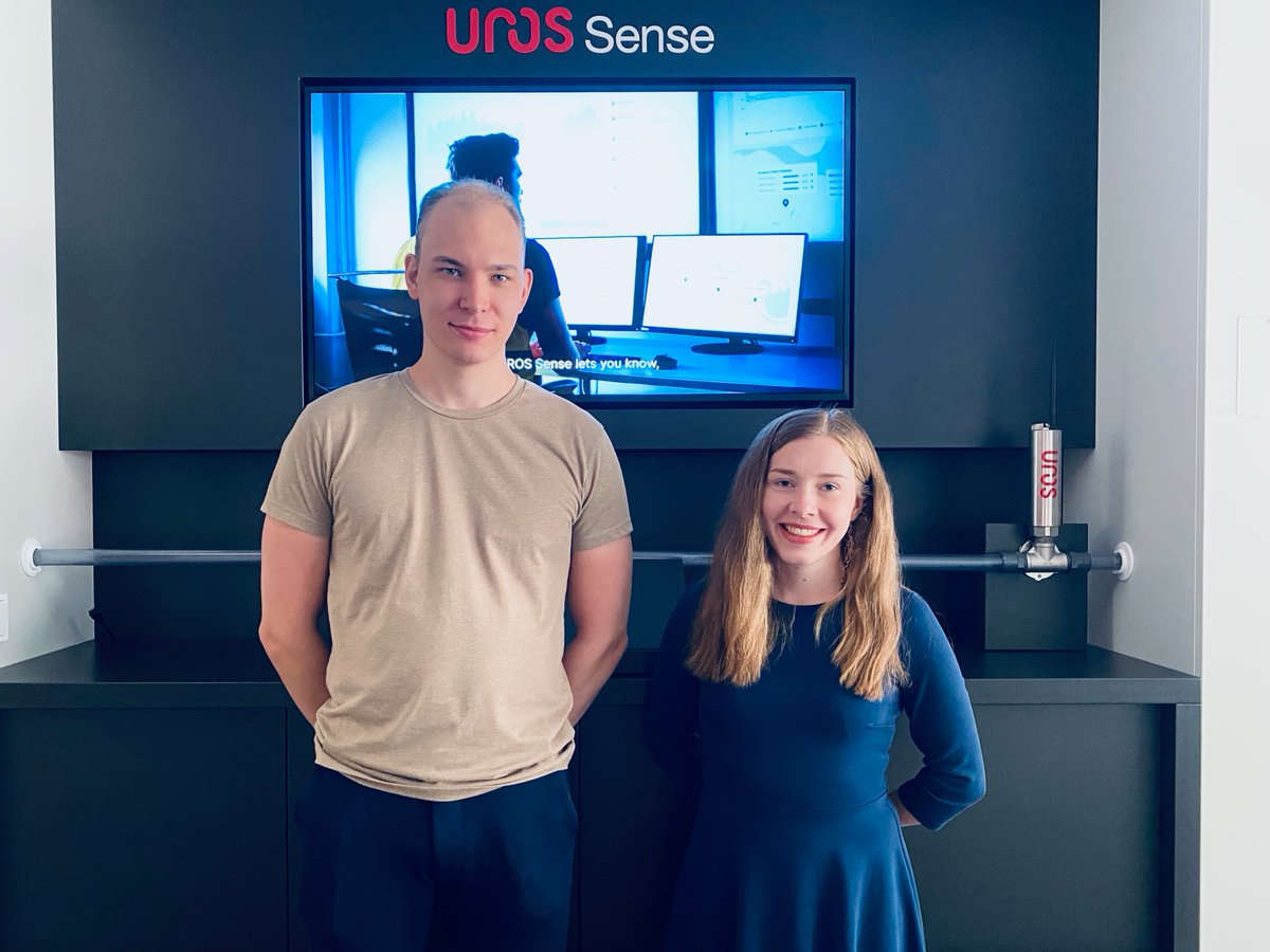 Well done to our Juuso and Meeri, who have both successfully completed their #thesis work &amp; graduated from <a href="/UniOulu/">University of Oulu</a> this year!

They both worked with the #UROSSense💧 solution for their theses, approaching it from different perspectives.

Congratulations for your achievements. 👏