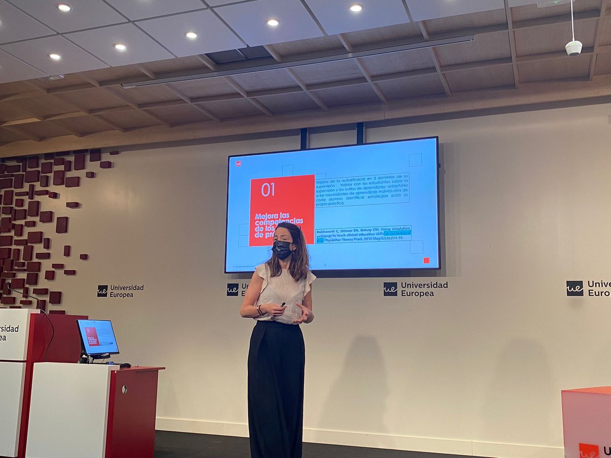 ¿ Qué nos dice la evidencia en relación se lo que aporta la simulación en el aprendizaje de fisioterapia? Jornada Simulación UE <a href="/UEuropea/">Universidad Europea</a> #ModeloacademicoUE