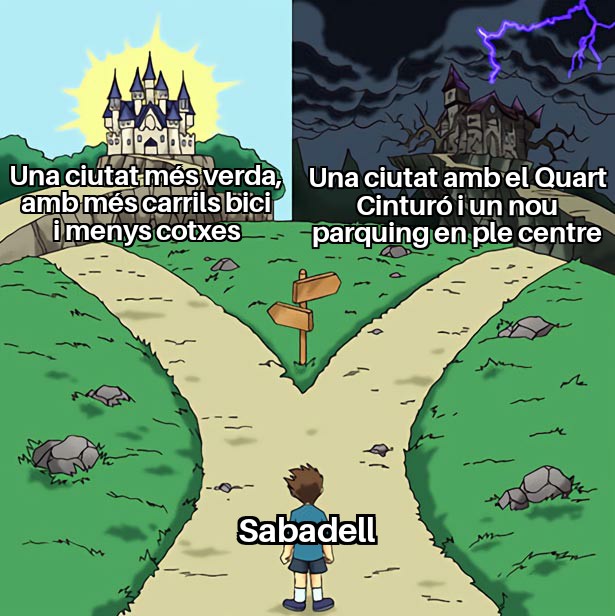 MemesPol_Sbd's tweet photo. El gubern munisipal ho té clar. I vosaltres? 

#gubernmunisipal #psc #podem #junts #canviclimatic #clima #mems #memes #memespolíticssabadell https://t.co/acTl9xsOxK