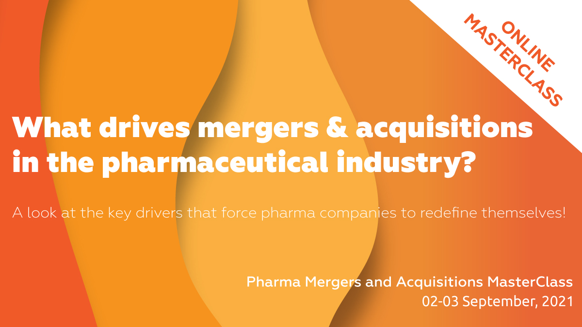 Join our #Pharma #Mergers and #Acquisitions #MasterClass which will take place ONLINE on 02-03 September, 2021 led by Arun Singh (Prof) OBE FRSA
Check info: bit.ly/3k13PG2

#pharma #mergers #acquisition  #masterclass #online #training #pharmacompanies #pharmaceuticals