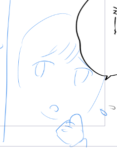 1枚目 ネーム
2枚目 下書き
3枚目 ペン入れ
4枚目 仕上げ 