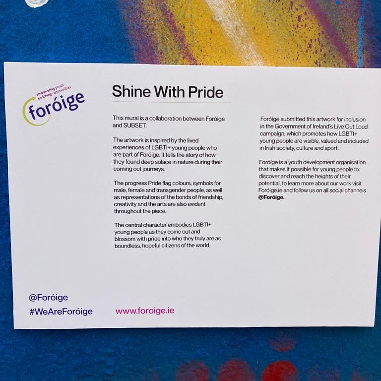 RainbowMileDub's tweet photo. We love this #ShineForPride
Specially done for @DublinPride by @Foroige #ShareWithPride #RainbowMile #FollowTheRainbow @DublinTown @DubCityCouncil @LovinDublin @eddiemcguinness https://t.co/YUoI8KRMBK
