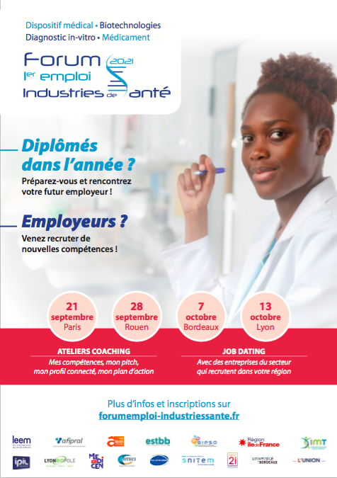 CEPhi67's tweet photo. [FORUM 1ER EMPLOI]

Bonjour a tous, 

🔵 Forum 1er emploi des industries de santé :
4 dates sont disponibles : 
Paris (21 septembre) 
Rouen (28 septembre)
Bordeaux (7 octobre)
Lyon (13 octobre)

•Lien d’inscription : https://t.co/z1Ez0zgsXH

A bientôt,
L'équipe du CEPhI 💙 https://t.co/hY4WtjsxkT