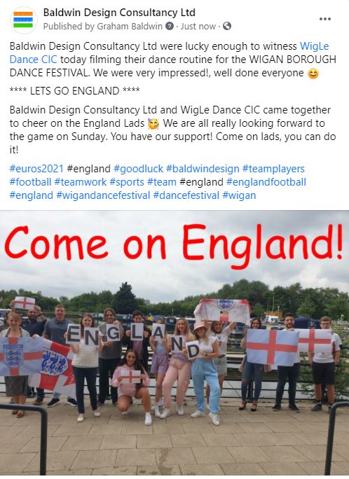 Baldwin Design Consultancy Ltd (@baldwinde5ign) on Twitter photo #euros2021 #england #goodluck #baldwindesign #teamplayers #football #teamwork #sports #team #england #englandfootball #england #wigandancefestival #dancefestival #wigan <a href="/WigLeDance/">WigLe Dance</a> <a href="/WiganCouncil/">Wigan Council</a> #euros2021 #england #goodluck #baldwindesign #teamplayers #football #teamwork #sports #team #england #englandfootball #england #wigandancefestival #dancefestival #wigan <a href="/WigLeDance/">WigLe Dance</a> <a href="/WiganCouncil/">Wigan Council</a>