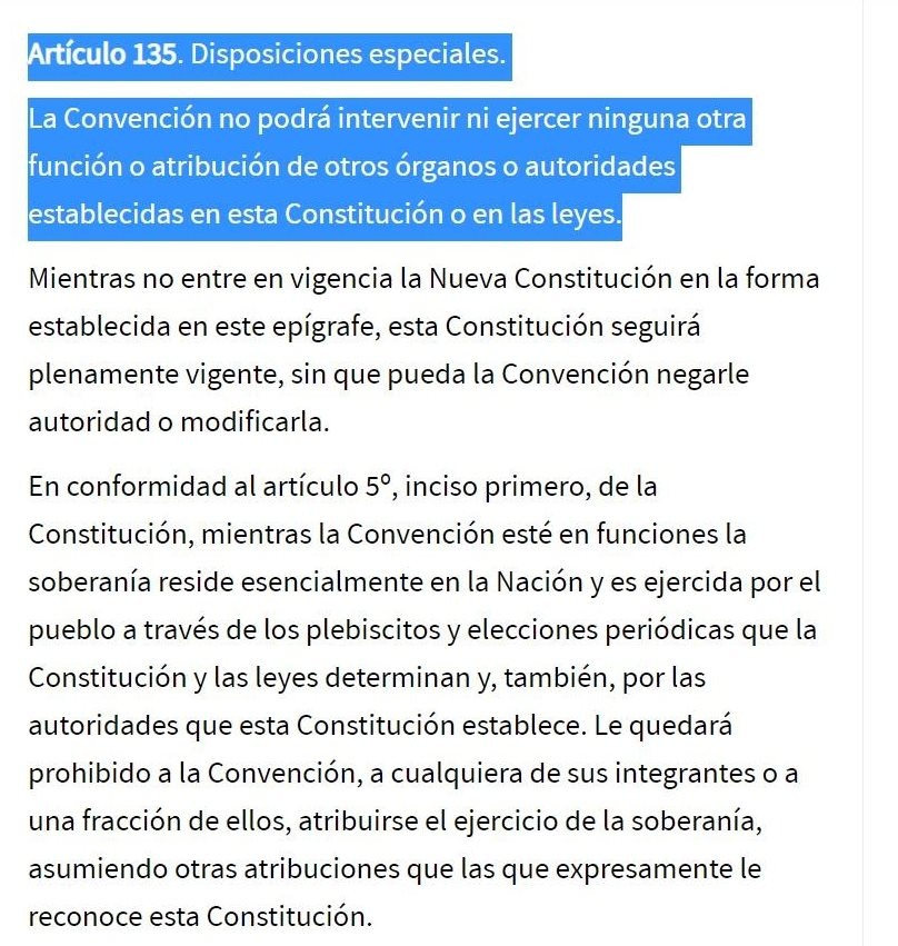 cfelmerv's tweet photo. No escucho al Tribunal Constitucional Ni a la Corte Suprrma Pronunciarse sobre el Art135 de la #ConvencionConstitucionalIlegitima sobre la petición Inconstitucional #LibertadALxsPresxsPoliticxs @CorteSupremaJ @TRIBCONST_CHILE https://t.co/FQS8PZtwuh