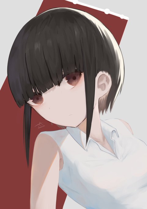 暑くなってきたので涼しげうちの子らくがき 