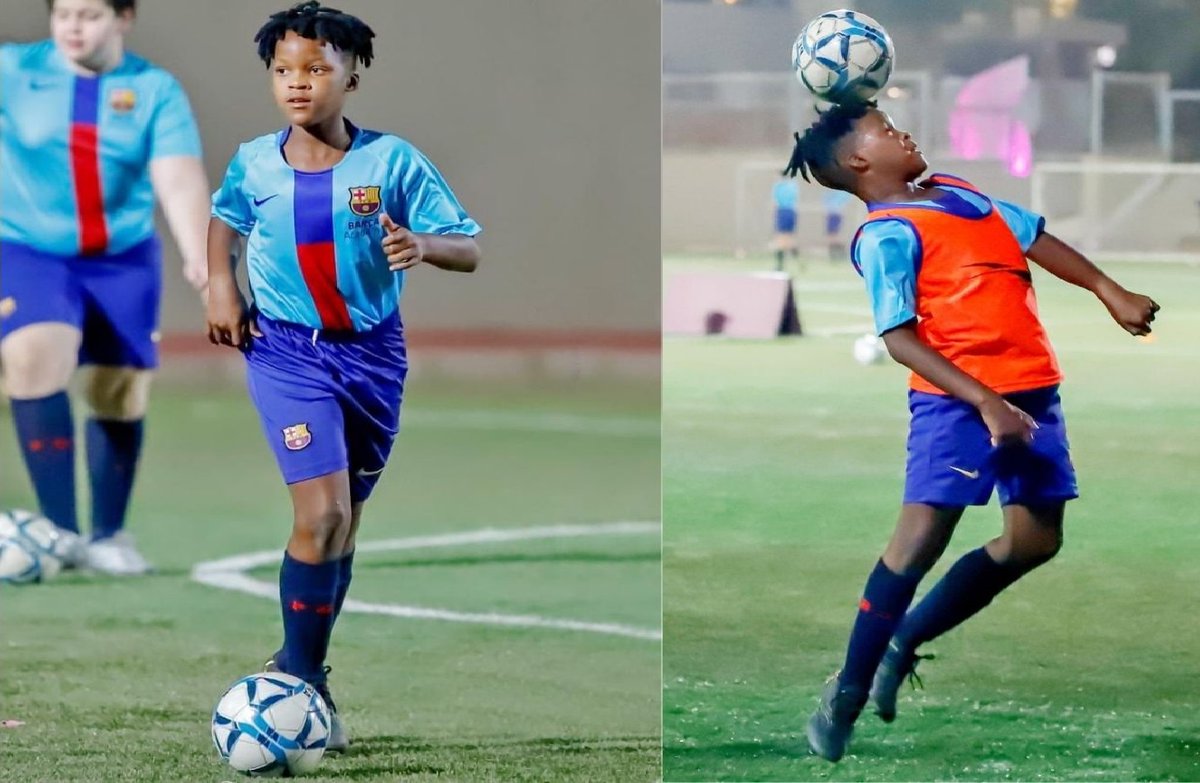 KickOffMagazine's tweet image. An explanation has been provided after Pitso Mosimane's son was pictured training at an FC Barcelona camp.

Full story ➡ bit.ly/36t8RTD