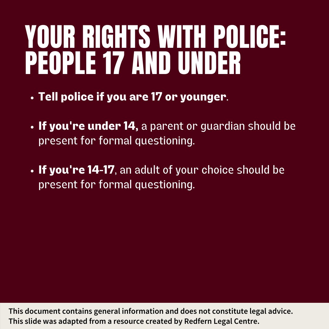 Know your rights when interacting with NSW Police during lockdown.
If you've been stopped by police under COVID restrictions, legal help is available!
Share your COVID policing story at covidpolicing.org.au/report/ or by emailing us. 1/2