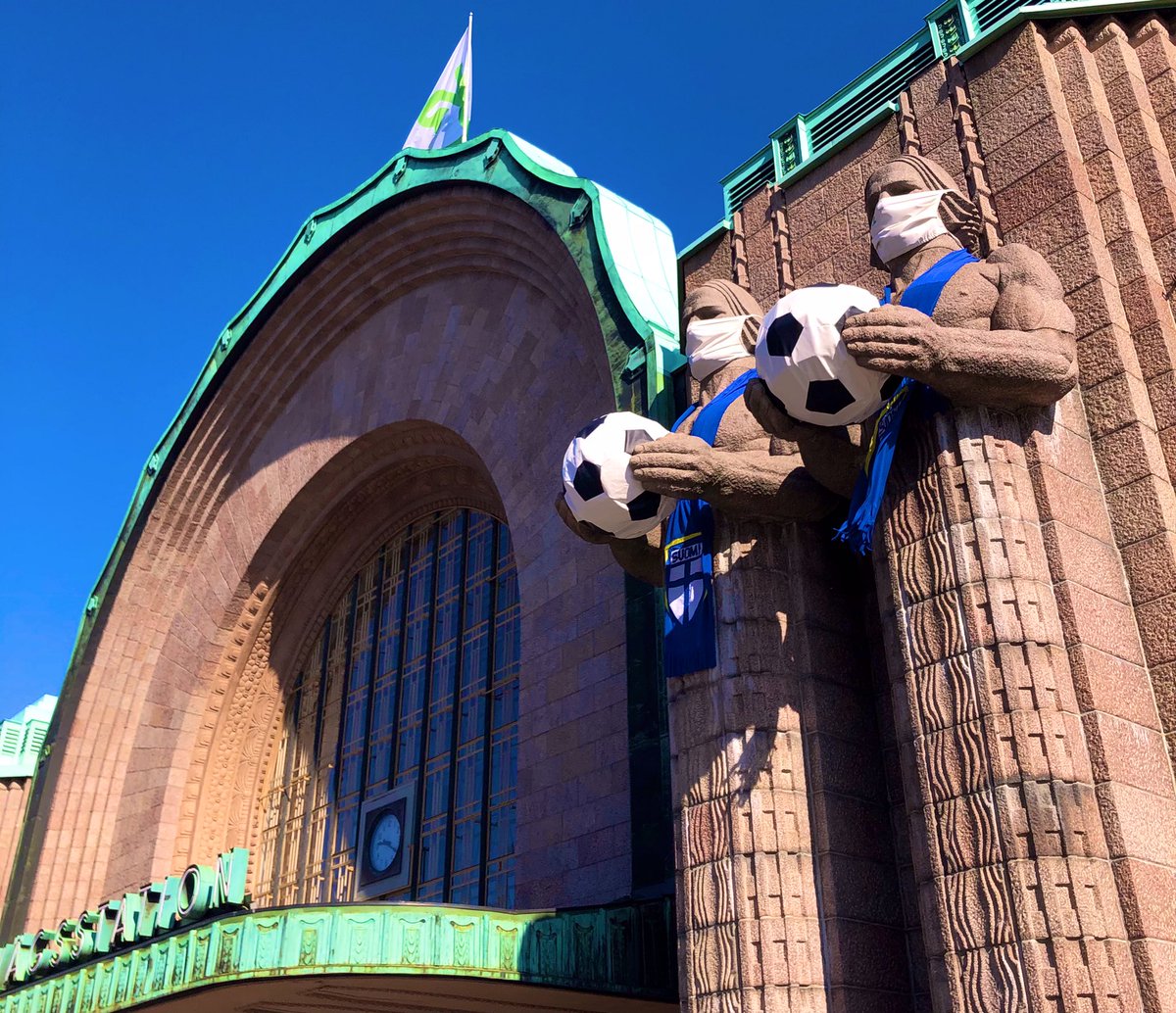 RT @SydesJokes: Just went past #Helsinki railway station #Finland #Suomi #EURO2020 https://t.co/t3ohihYjcW