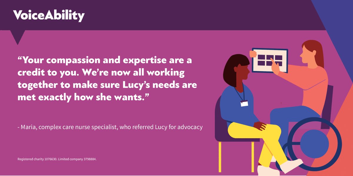 It was decided that Lucy would find it very difficult to make her own decisions about her care and support needs, so Marie asked us to support Lucy to get her wishes and rights respected. Find out about our work: ow.ly/FZjc50Fp41U #FeedbackFriday