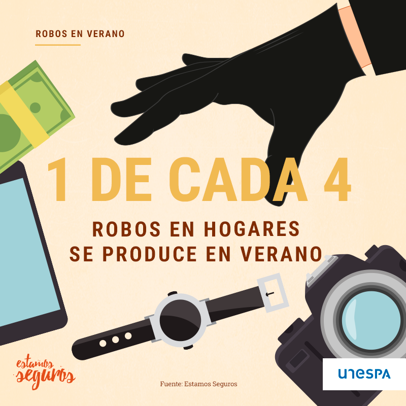MAPFRE_ES's tweet photo. Robos hay durante todo el año sí. Pero si dejas tu casa sola en #vacaciones, conviene extremar las medidas. 🏡 @EstamosSeguros_ #EstamosSeguros https://t.co/cEKbwDkwMQ