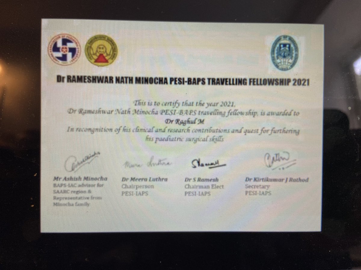 Naomi Wright (@paedssurgeon) on Twitter photo Huge congratulations to Dr Raghul & Dr S Nayak, for being the first recipients of the <a href="/BAPS_IAC/">BAPSIAC</a> Dr R.N.Minocha PESI-BAPS Travelling Fellowships & thank you to all for fantastic presentations & insights into your practice <a href="/BAPSCongress/">BAPS Annual Congress</a> <a href="/BAPS1953/">BAPS</a> #BAPS2021 Huge congratulations to Dr Raghul & Dr S Nayak, for being the first recipients of the <a href="/BAPS_IAC/">BAPSIAC</a> Dr R.N.Minocha PESI-BAPS Travelling Fellowships & thank you to all for fantastic presentations & insights into your practice <a href="/BAPSCongress/">BAPS Annual Congress</a> <a href="/BAPS1953/">BAPS</a> #BAPS2021