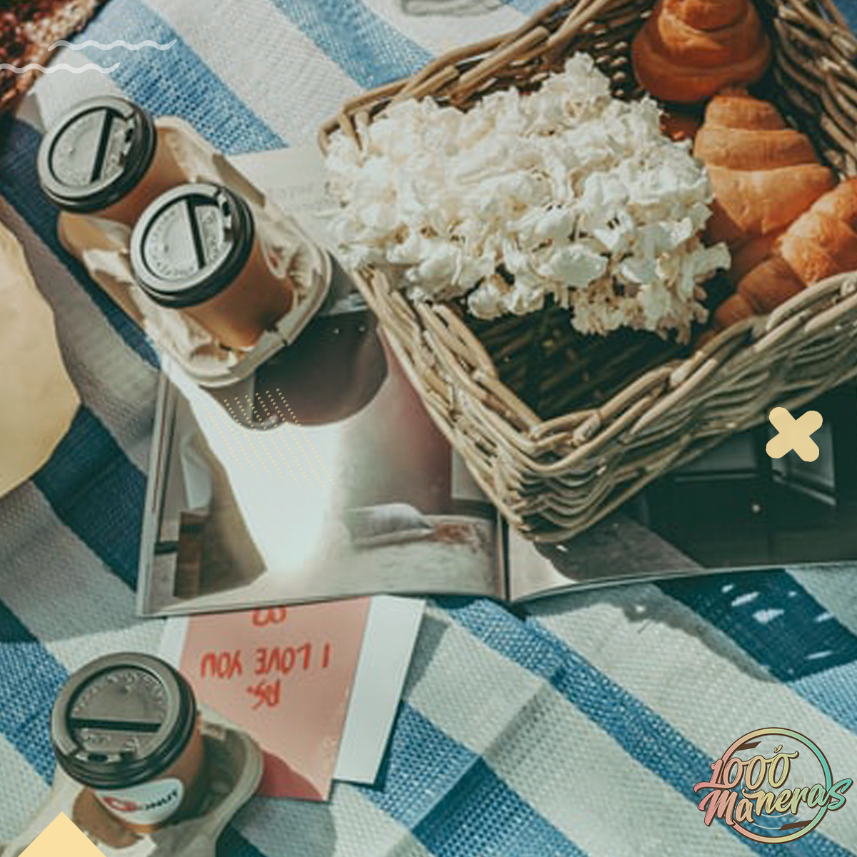 ¿Nos vamos de #picnic ?
1⃣Vete a tu cafetería de siempre y pide un café para llevar
2⃣Dirígete a un lugar bonito y con unas vistas de escándalo
3⃣Disfruta del momento

No hay nada como un buen #cafe para desconectar

#1000maneras