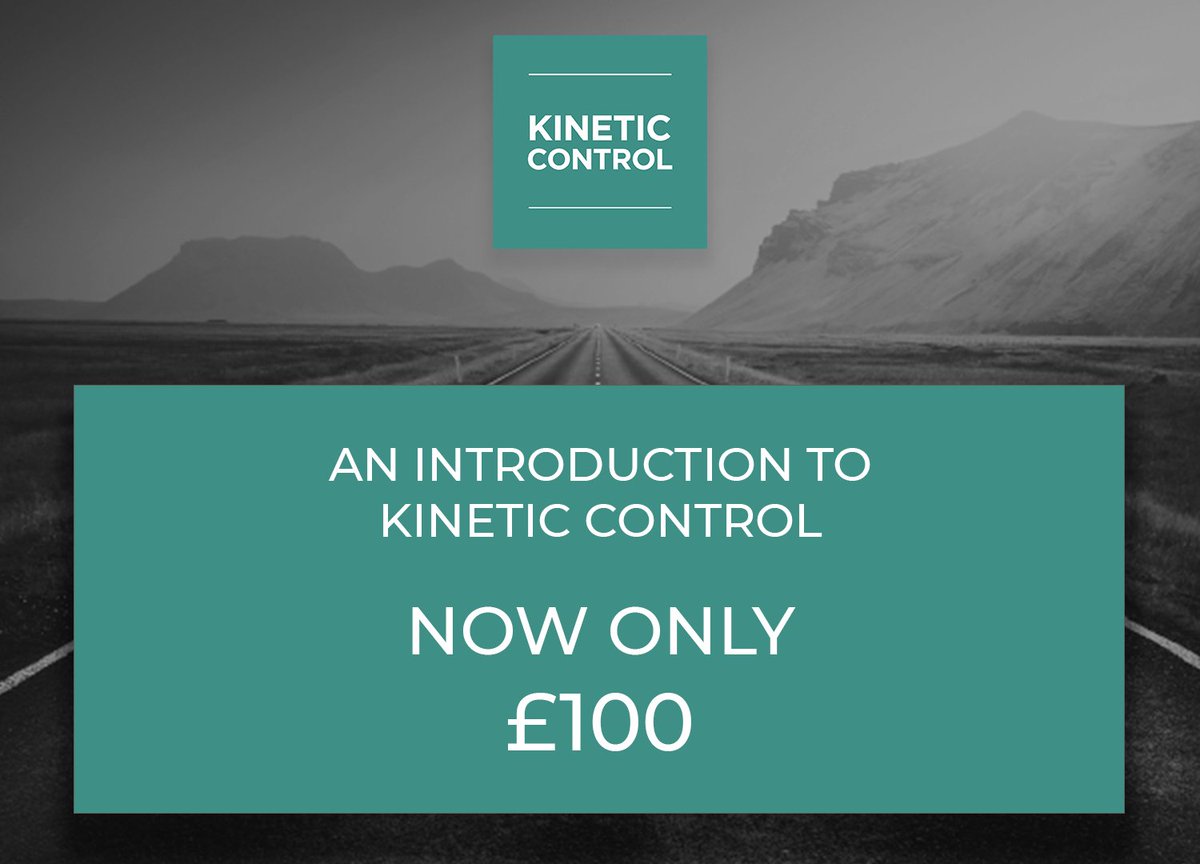KineticControl's tweet image. To make our Introduction To Kinetic Control course even more accessible, we're now offering it for just £100. Starting your Kinetic Control journey has never been easier: store.comeragroup.co.uk/product/an-int…