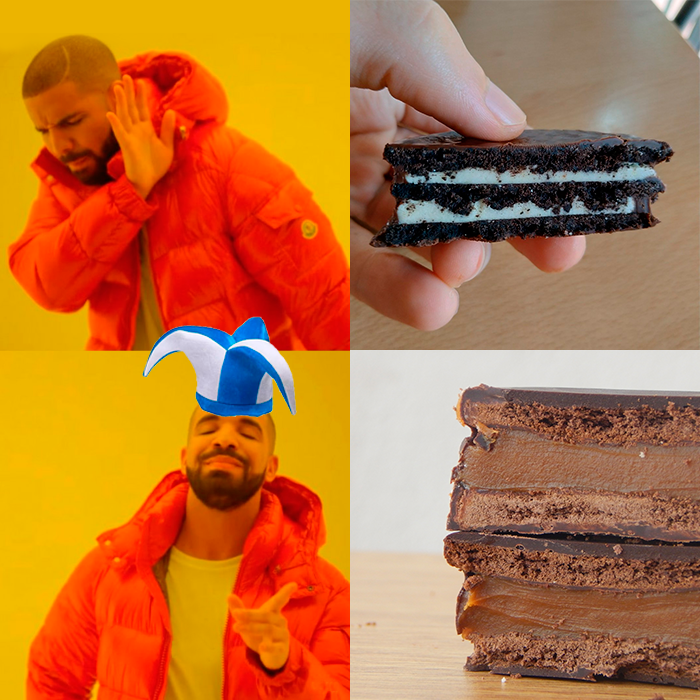 alfajorperdido's tweet photo. San Martín no recorrió todo el puto continente a caballo para que vos vayas al kiosco y pidas un "alfajor" Oreo. HAGA PATRIA, COMA DULCE DE LECHE 🇦🇷 https://t.co/neVpmHsaj7