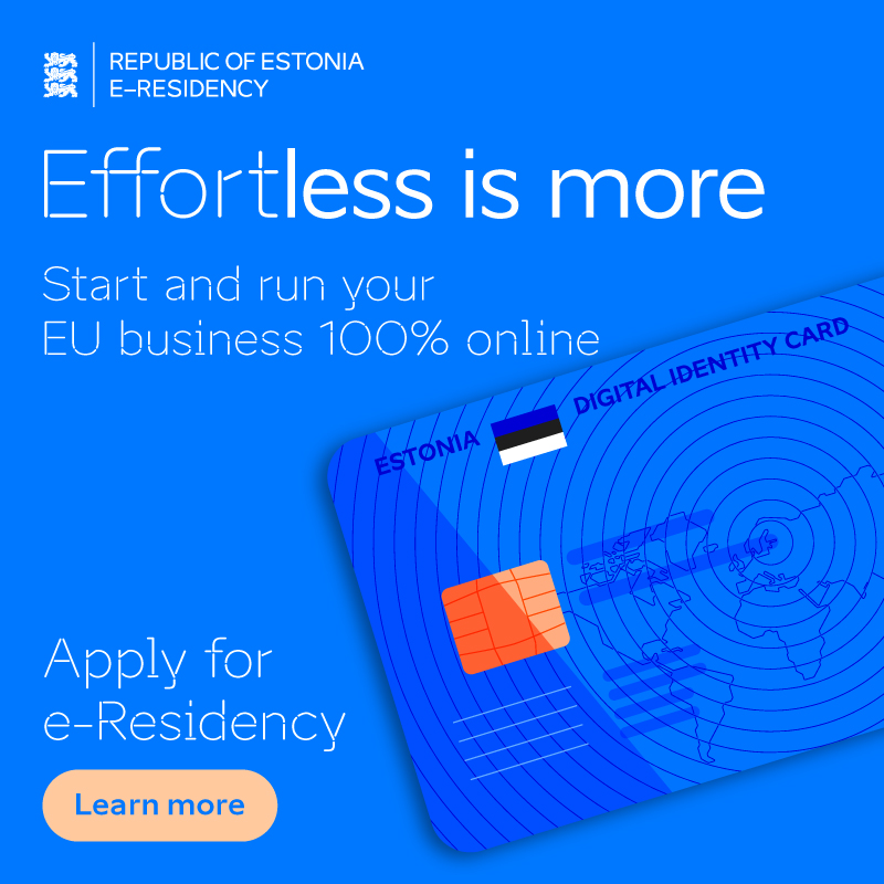 e_Residents's tweet photo. With e-Residency, you can start and run your EU business from anywhere in the world, 100% online! Learn more!