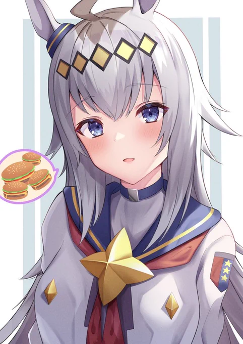 トレーナーに🍔が食べたいと
伝えるオグリキャップ。

#ウマ娘プリティーダービー 
#ウマ娘シンデレラグレイ 
#オグリキャップ #ウマ娘 
