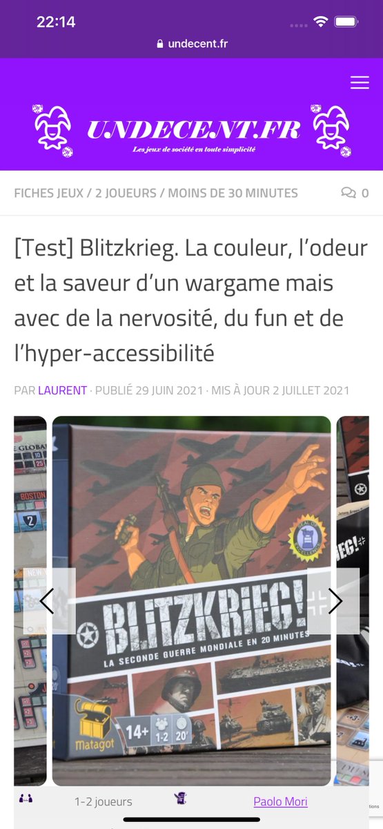 bgcollectionapp's tweet photo. Retrouvez les actualités de Undécent @Gabilshar1 dans l'application mobile de gestion de ludothèque https://t.co/h2L2QCCIuq
#j2s #jeudesociete #boardgame #bgg #boardgamesgeek https://t.co/gjJh9AYV9q