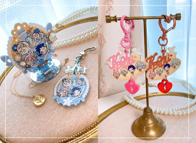 ◇BOOTH通販 6種
(7/10 19時ショップオープン) 
https://t.co/7VzpaR3ExS 

new
・マグノリア⛪サムシングブルーキー
・マグノリア⛪ジュエリースタンド
・恋プリ♡みるくチョコキー (ビターver) 