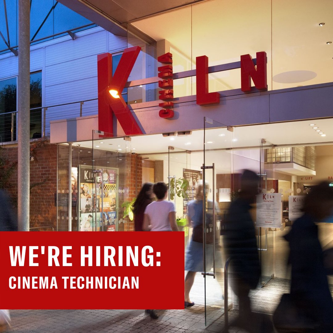 Hello, Apologies for not keeping you up to date, on our comings n' goings here at @KilnCinema We're working feverishly behind the scene with an August 2021🤞 date for re opening in the Cinema (TBC) In the meantime we're advertising for a Cinema Technician kilntheatre.com/our-story/jobs/