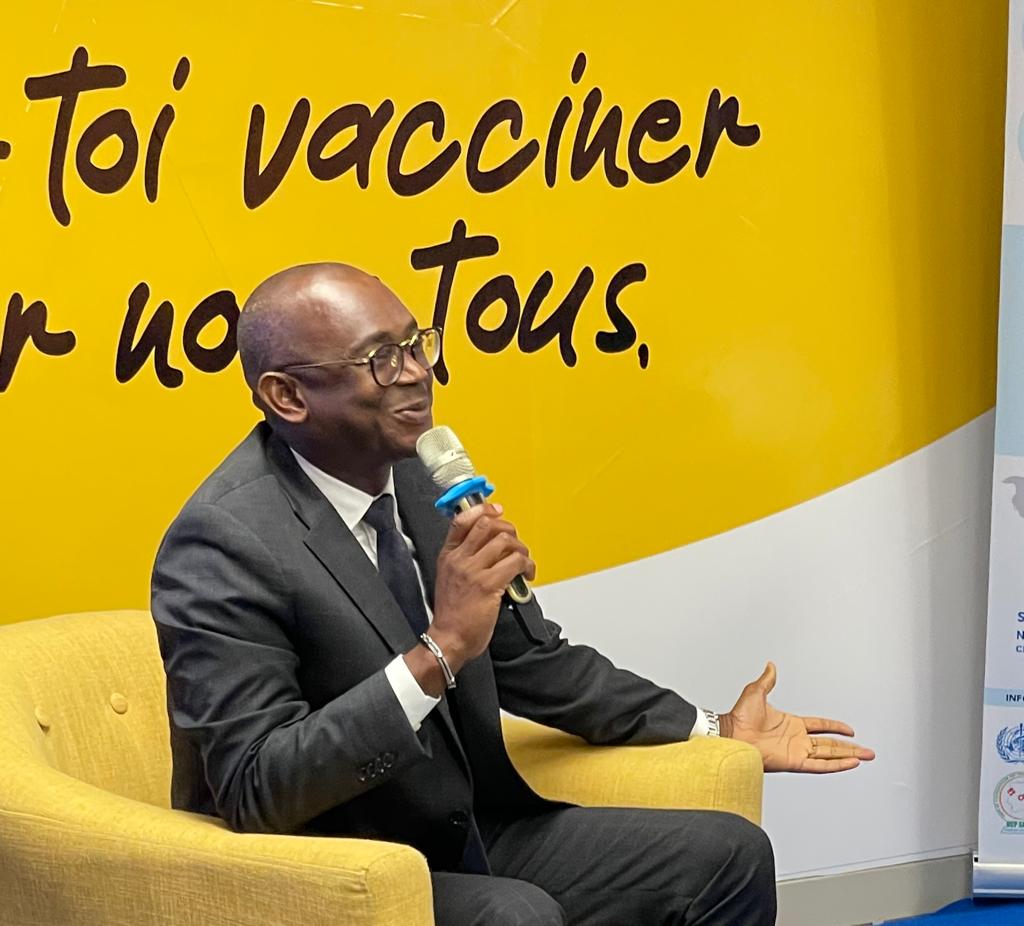 MTNCotedIvoire's tweet photo. "Cette campagne marque une nouvelle étape de notre aventure. #YelloHope, notre engagement indéfectible envers l’Afrique, pour sauver des vies et préserver des activités sources de revenus, en intensifiant nos efforts." @ouatt_djibril DG #MTNCI

#UnEffortDePlus
#StopCovid19 https://t.co/gXmJOanNru