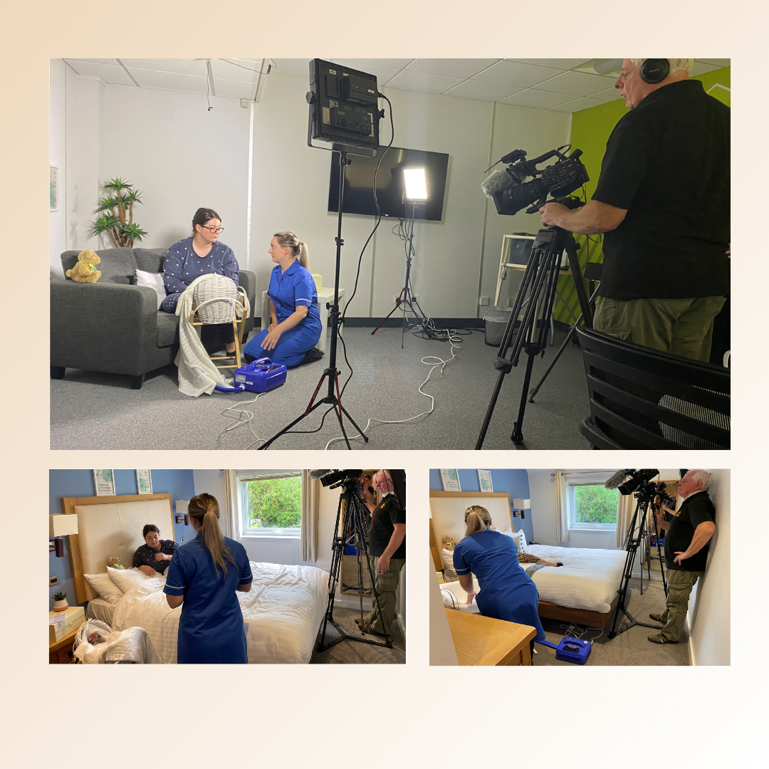 CuddleCot's tweet photo. Great to spend time with Steph and Kylie from @BeyondBea1 filming some new training videos! Watch this space for the finished product. #TeamCuddleCot #cuddlecot #Cuddlecoteducation #beyondbea #stillbirth #infantloss https://t.co/Z0FGapDa3o
