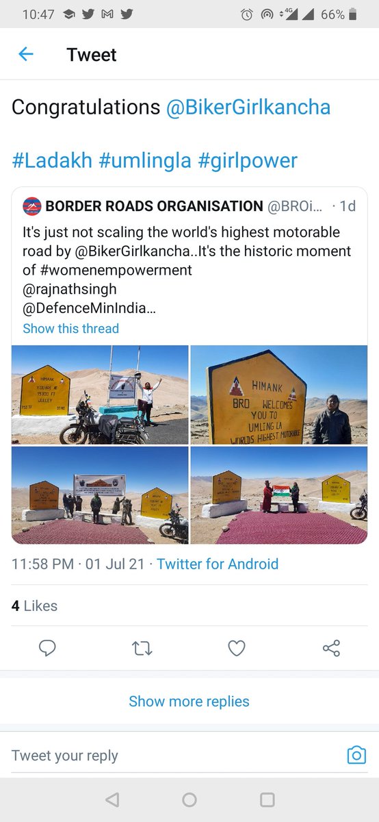 ALTOA Ladakh (@altoaladakh) on Twitter photo While <a href="/BikerGirlkancha/">Kanchan Ugursandi 🇮🇳</a> is allowed to ride to restricted Umlingla pass and accorded red carpet welcome; local travel agent guests with valid permits were not allowed to visit Hanle today.
<a href="/jtnladakh/">Jamyang Tsering Namgyal</a> <a href="/tourismgoi/">Ministry of Tourism</a> <a href="/lg_ladakh/">Office of the Lt. Governor, Ladakh</a> <a href="/utladakhtourism/">Ladakh Tourism</a> <a href="/LAHDC_LEH/">LAHDC LEH</a> <a href="/DC_Leh_Official/">Deputy Commissioner Leh</a> @IgpLadakh While <a href="/BikerGirlkancha/">Kanchan Ugursandi 🇮🇳</a> is allowed to ride to restricted Umlingla pass and accorded red carpet welcome; local travel agent guests with valid permits were not allowed to visit Hanle today.
<a href="/jtnladakh/">Jamyang Tsering Namgyal</a> <a href="/tourismgoi/">Ministry of Tourism</a> <a href="/lg_ladakh/">Office of the Lt. Governor, Ladakh</a> <a href="/utladakhtourism/">Ladakh Tourism</a> <a href="/LAHDC_LEH/">LAHDC LEH</a> <a href="/DC_Leh_Official/">Deputy Commissioner Leh</a> @IgpLadakh