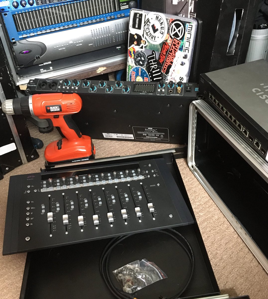 SoundCooper's tweet photo. When work is so crazy you have to build a second, identical Playback rig.
#Filmsound #Playback https://t.co/tlIXJ5fNgl