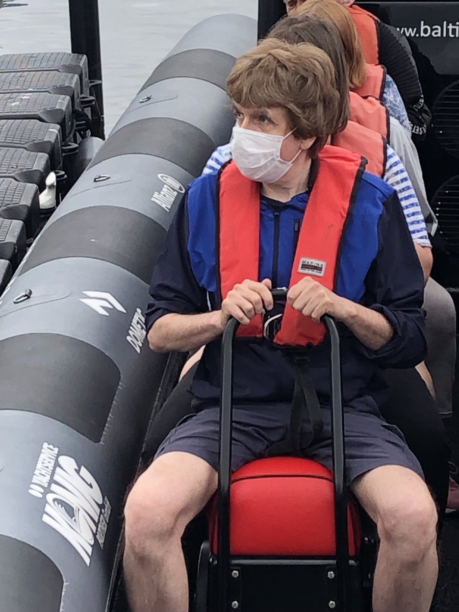 KalleHD's tweet image. On Board #grömitz #speedboot