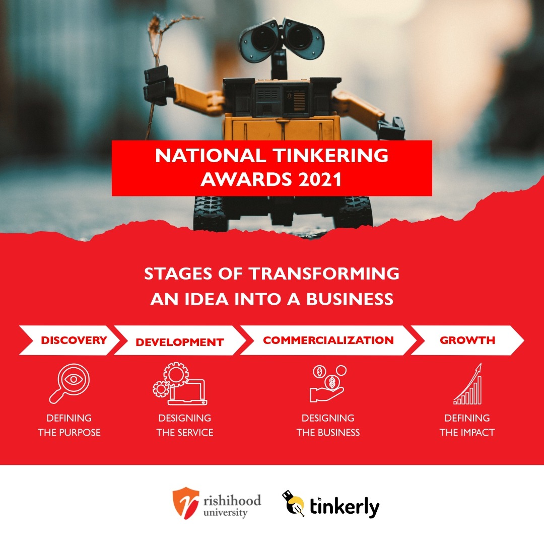 tinkerlygroup's tweet photo. Discover the various stages of transforming an idea into a business under the guidance of top industry leaders! Hurry Up! The deadline for the registration is approaching soon!
Register right now at https://t.co/5PECjLdicH
.
@RishihoodUni
#NTA2021 #Tinkerly #RishihoodUniversity https://t.co/2PaUjDalkr