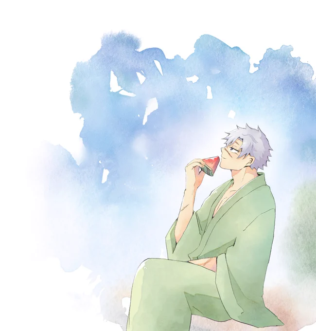 #引用RTで絵をあげて5人指名してバトンでお気に入りの絵を載せる  はたきりさんからバトン頂きましたー!ついった人生で初のバトン😳❤️  カラー絵あんまり描いてないんですが、わりと最近の4枚ドン🥰👐