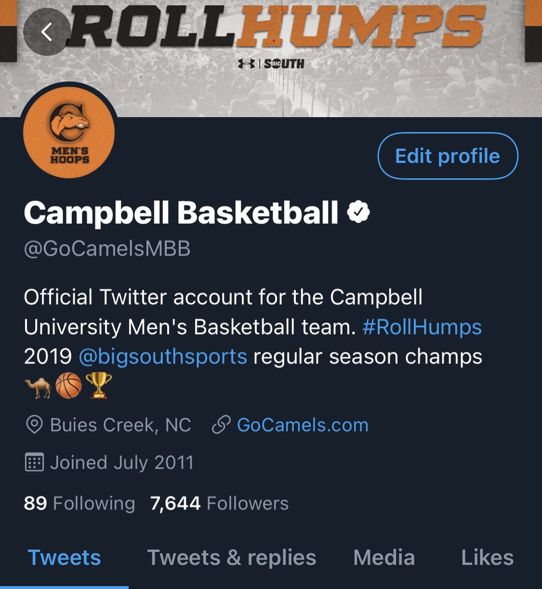 Campbell Basketball tweet media