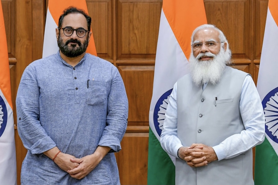 Hon'ble Minister Shri @rajeev_mp ji
 
Our heartiest congratulations &amp; best wishes for a well deserved recognition of your strong values, unwavering commitment towards the development of our Nation &amp; the #DigitalIndia movement.....