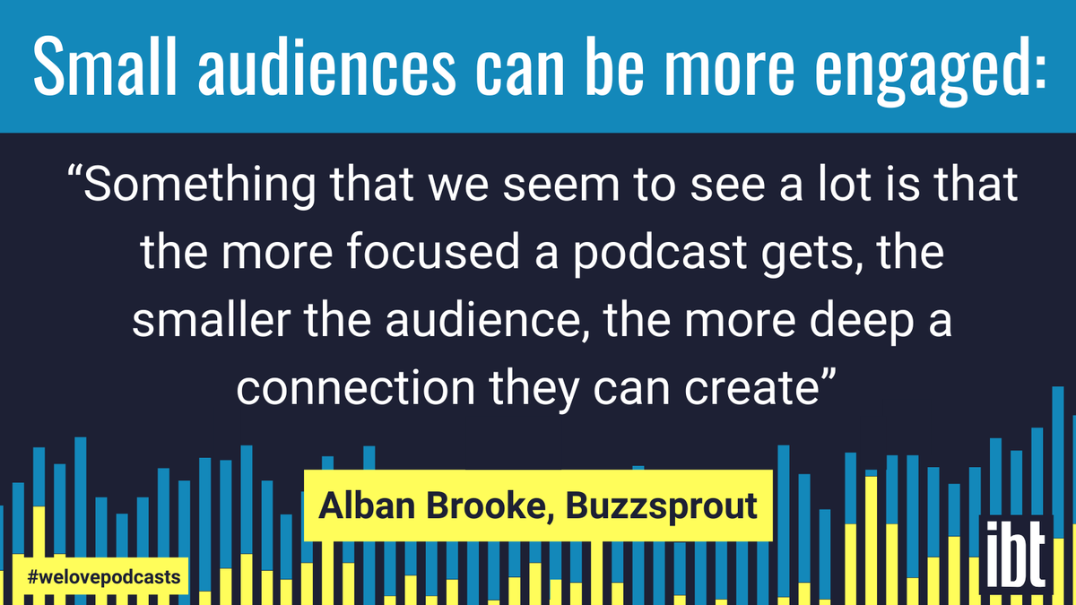 _ibt's tweet photo. .@AlbanBrooke from podcast hosting platform @buzzsprout shared his insights into how to choose a host and identify the right target audience for your podcast in our report 'Podcasts: Where Next?'. 
#IBTMembers can read the report on our website. #welovepodcasts https://t.co/AynqYSJlNB