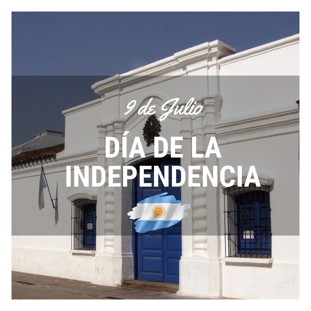 Seguir construyendo una República libre y democrática es nuestra herencia y responsabilidad. Trabajemos juntos para consolidarla y que sea siempre motivo de orgullo. ¡Feliz día de la Independencia! 
#DíadelaIndependencia #Argentina
