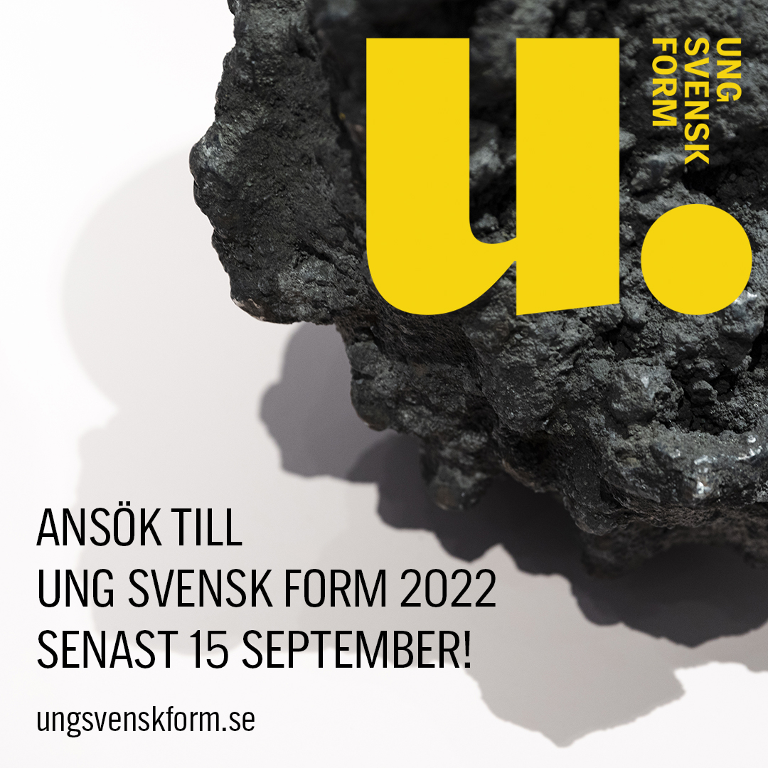 Glad sommar, trevlig helg - och kom ihåg att ansökningsperioden till Ung Svensk Form 2022 pågår ända till den 15 september 💛
ungsvenskform.se/usf-2022/