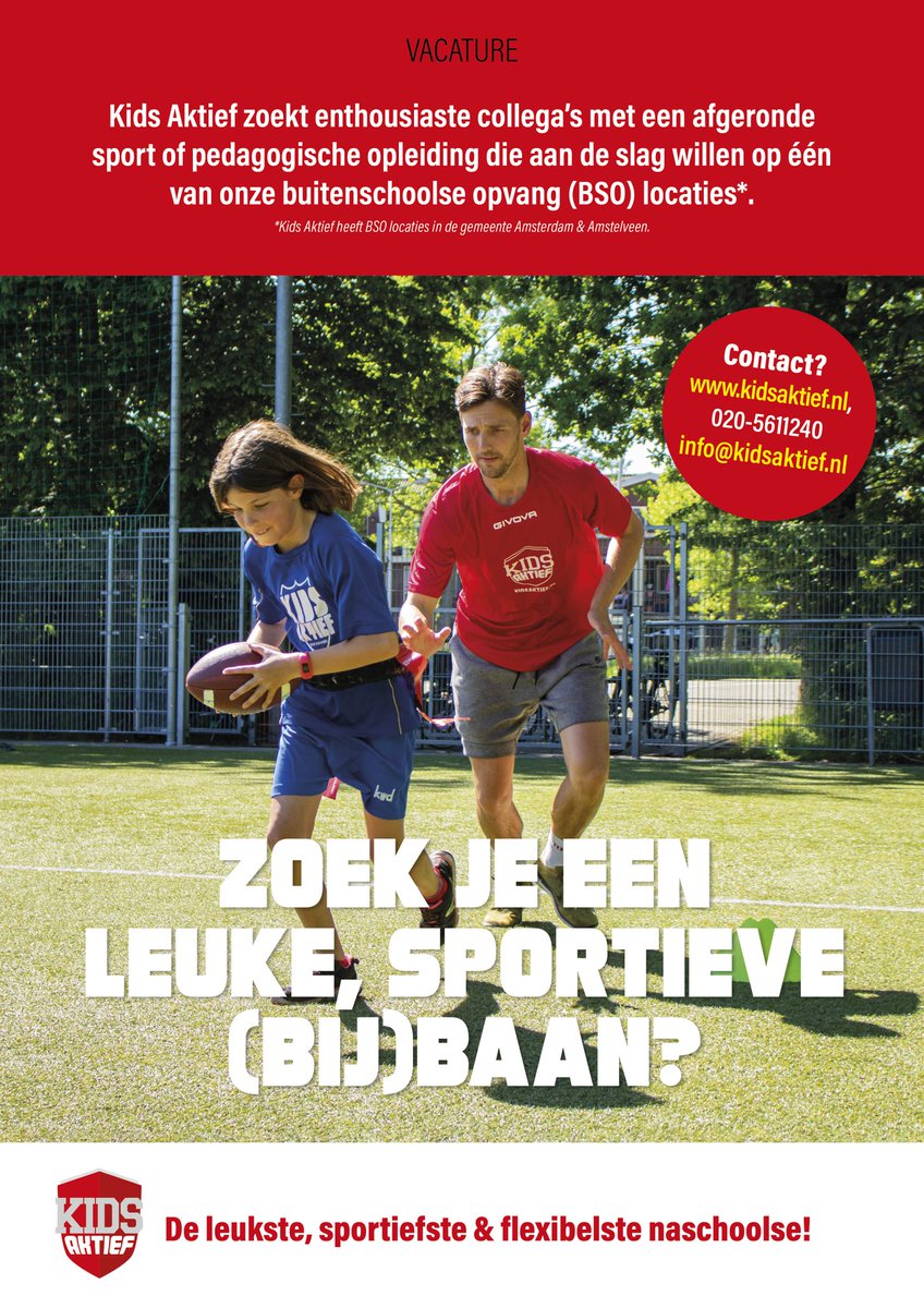 BSO Kids Aktief zoekt jou!