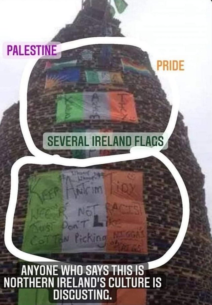 nereafercor's tweet photo. Dunno who's this (sorry) but gets to the point. This is pure hate and racism.

⛔ Not culture ⛔ https://t.co/1U7Ae9tF8V