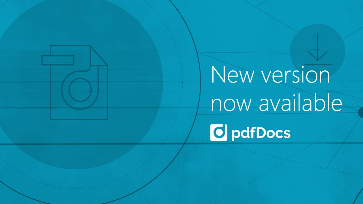 DocsCorp's tweet image. pdfDocs 4.9 U1 is here. It includes improvements and fixes when editing single lines of text and a new Quick Save option from the pdfDocs Ribbon in Office. Download now: bit.ly/3h90O4h