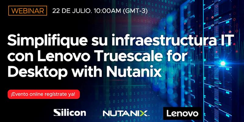 Silicon_LATAM's tweet image. El próximo 22 de julio a las 10 am (GMT-3) estaremos junto a @nutanix  y @Lenovo  con el webinar: ¨Simplifique su infraestructura IT con #Lenovo #Truescale for Desktop with #Nutanix¨

¡Regístrate aquí!👇👇
register.gotowebinar.com/register/50663…

@nutanix @Nutanix_LATAM @LenovoLatam #Webinars