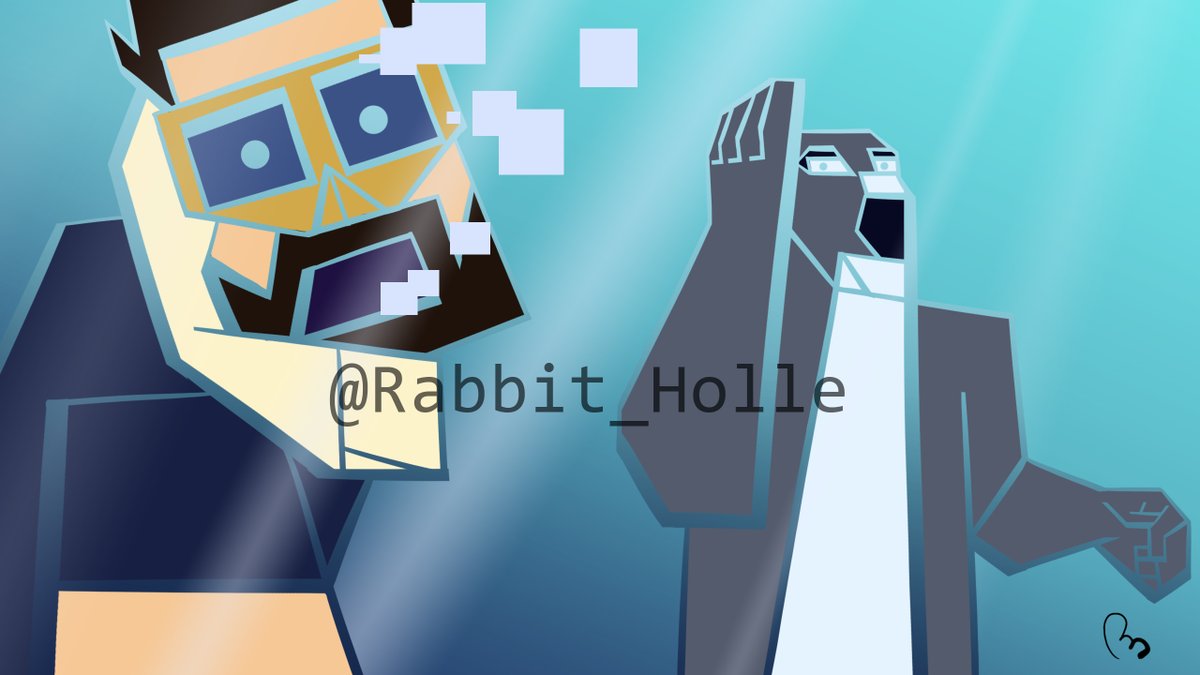 RabbitHole_exe's tweet photo. BEWARE DolphinMan's coming for yah
@cinnamontoastk 
#CinnamonToastKen #ArtistOnTwitter #DolphinMan 
#CinnamonToastKenArt #CinnamonToastKenFanArt 
#Art #Artwork #ArtOfTheDay 
#DolphinManArt #DolphinManFanArt 
#LifeOfLuxury #Dolphin #Scary #Ken #LuxuryPrank
#FANART #FanArtFriday https://t.co/wjuEpXQonq